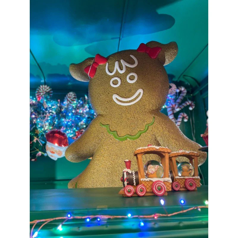 Addobbo natalizio Gingerbread in poliresina gigante - Image 2