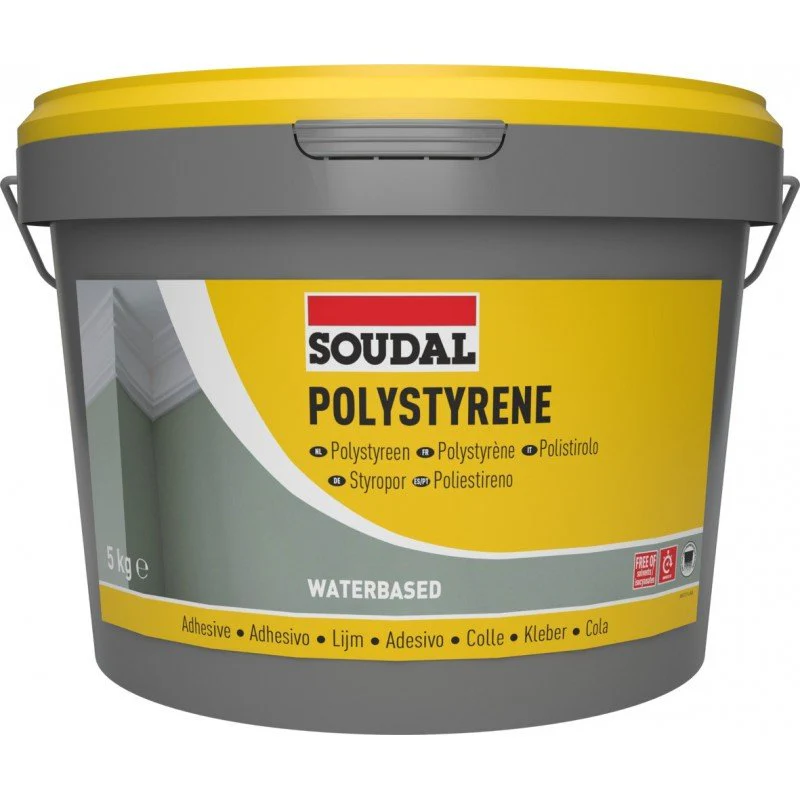 Adesivo per Materiali Isolanti Soudal – Incollaggio Professionale per Polistirolo e Pannelli Isolanti - Image 2