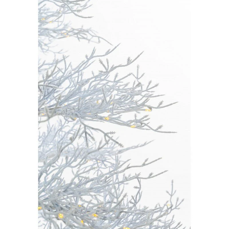 Albero di Natale artificiale Coral White con mini LED integrati | Xone - Image 4