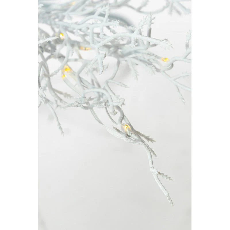 Albero di Natale artificiale Coral White con mini LED integrati | Xone - Image 6