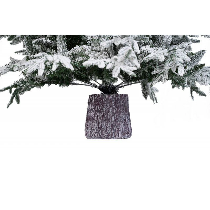 Albero di Natale artificiale Kentucky Innevato con base tronco integrata | Xone - Image 2