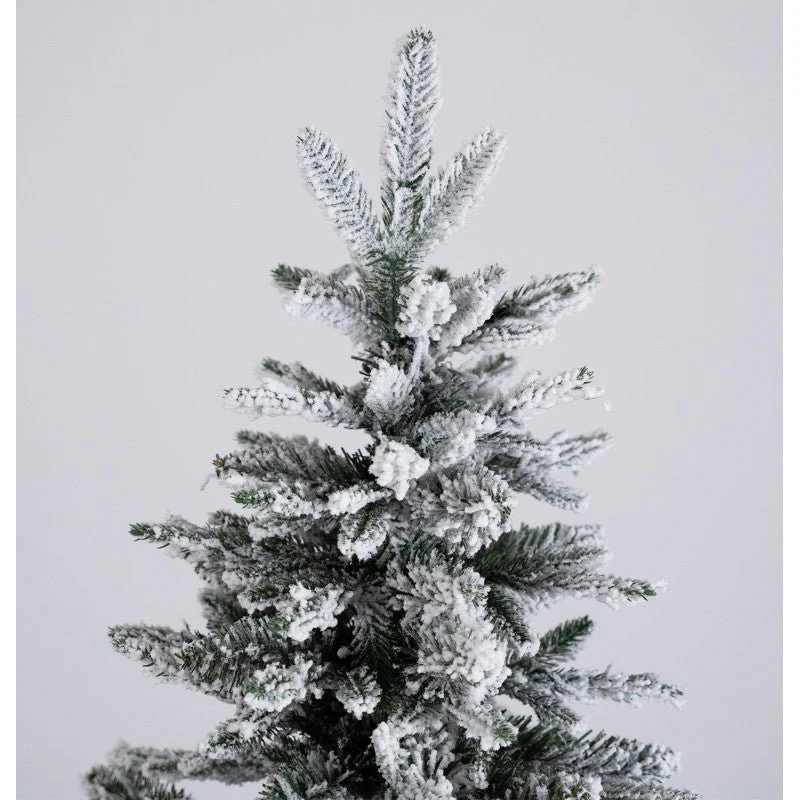 Albero di Natale artificiale Kentucky Innevato con base tronco integrata | Xone - Image 3