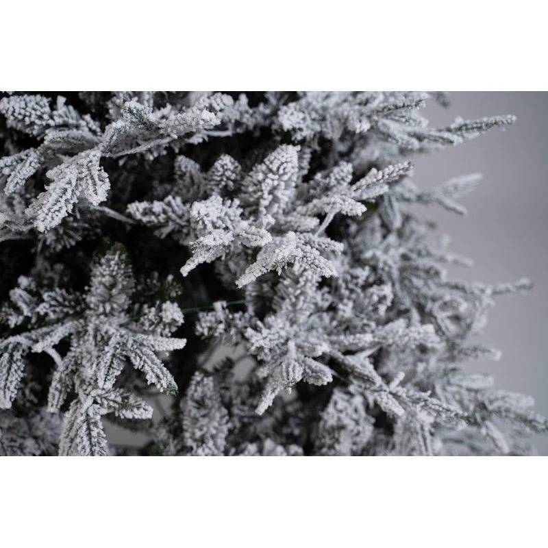 Albero di Natale artificiale Kentucky Innevato con base tronco integrata | Xone - Image 8
