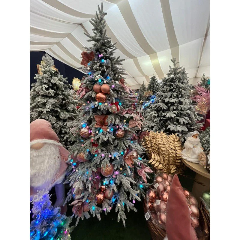 Albero di Natale artificiale Kentucky Innevato con base tronco integrata | Xone - Image 9