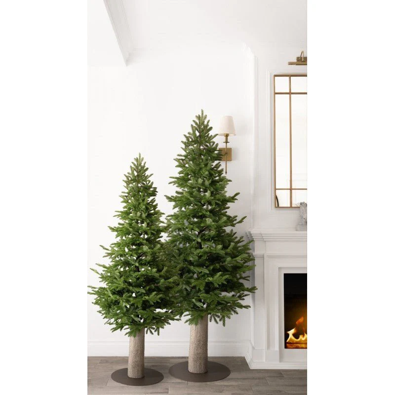 Albero di Natale artificiale Rockefeller Slim by Salvatore Izzo, salvaspazio con base tronco | Xone - Image 3