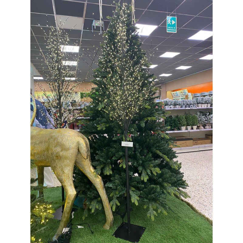 Albero di Natale artificiale Sparkly da esterno con 1480 luci LED | Xone - Image 12