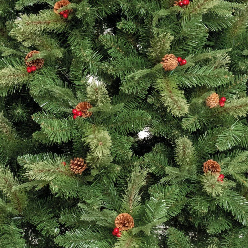 Albero di Natale con pigne e bacche 210 cm Gordon | Xone - Image 2