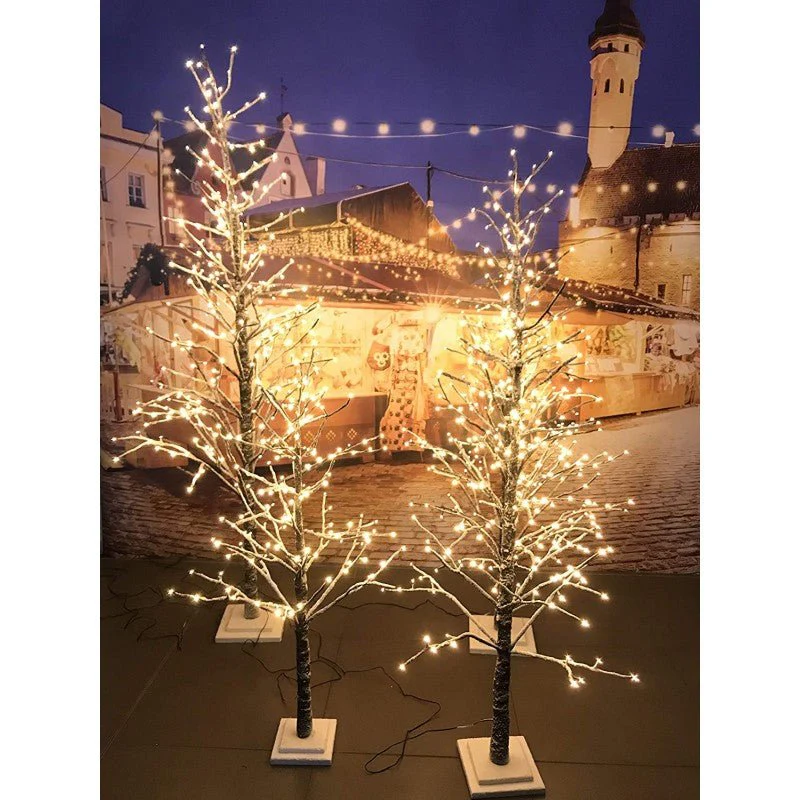Albero di Natale innevato con luci LED integrate Sirio | Xone - Image 3