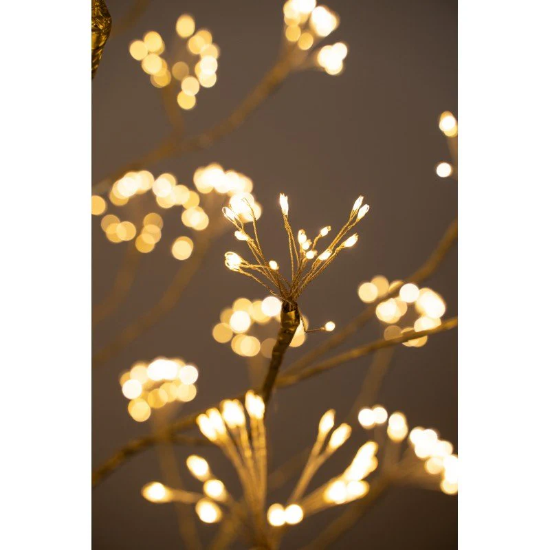 Albero Luminoso a LED con Bacche Dorate Decorative | Xone - Image 14