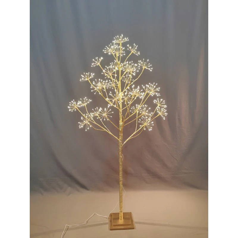 Albero Luminoso a LED con Bacche Dorate Decorative | Xone - Image 2