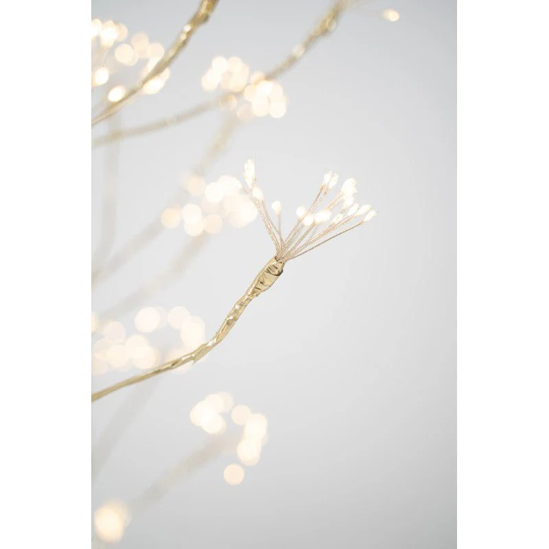 Albero Luminoso a LED con Bacche Dorate Decorative | Xone - Image 3