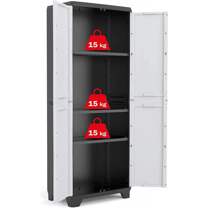 Armadio linear alto con ripiani | Keter - Image 8
