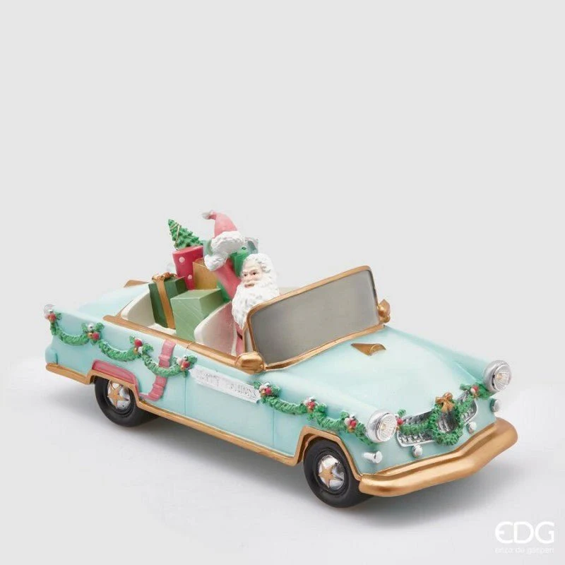 Auto Vintage Babbo Natale con led| EDG