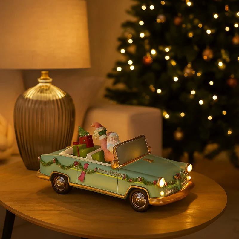 Auto Vintage Babbo Natale con led| EDG - Image 2