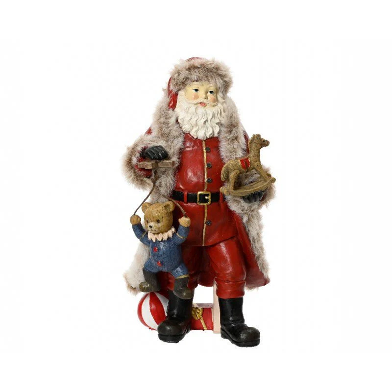 Babbo Natale con orso Kaemingk