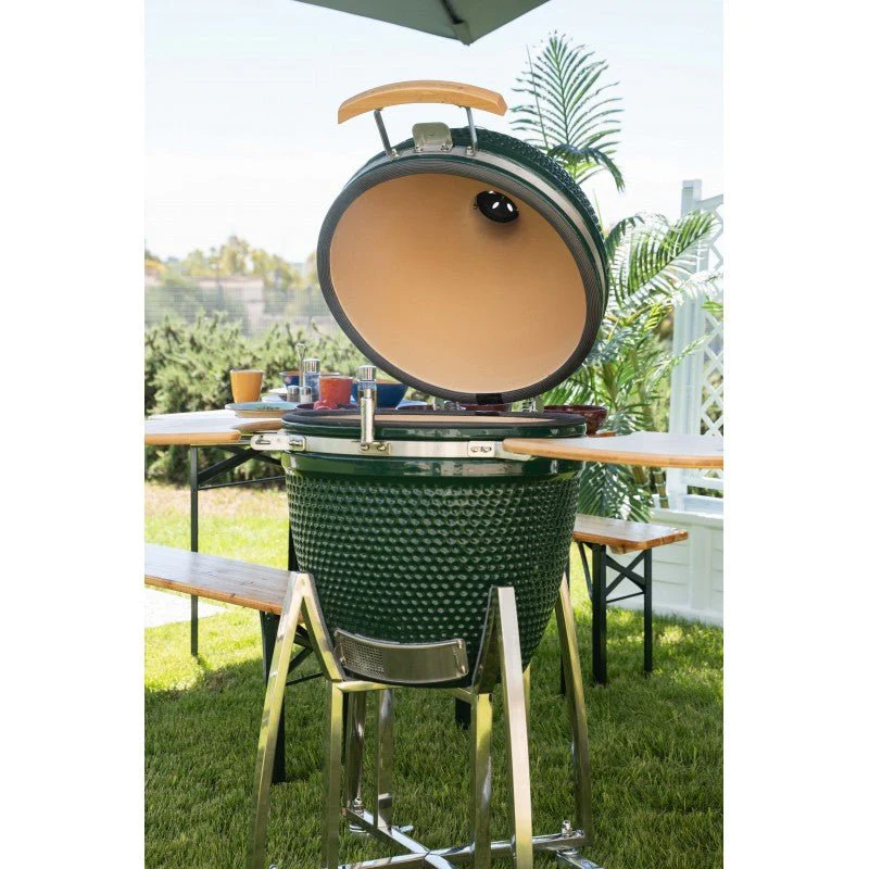 Barbecue Kamado Professionale in Ceramica – Green Kamado Chef Schingaro - Image 12