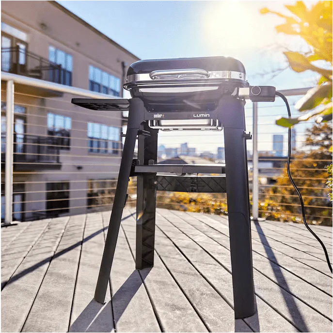 Weber BBQ Lumin Compact con stand electirc grill - Image 5