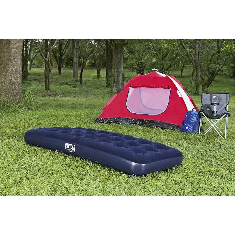 Materasso Gonfiabile Airbed Blu Floccato Plus | Bestway - Image 3