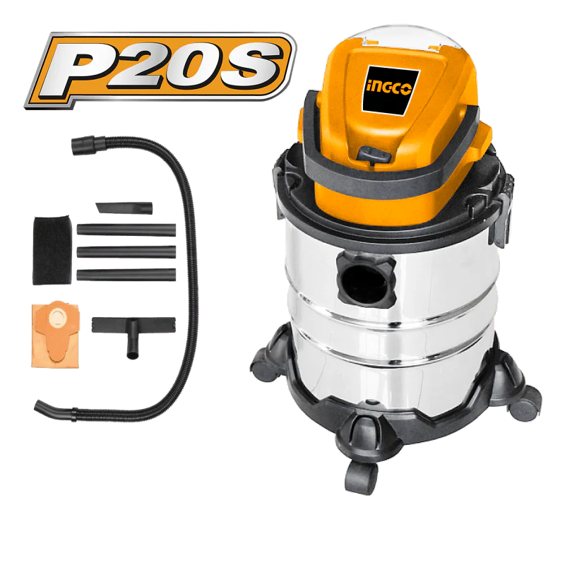 Bidone aspirapolvere a batteria Ingco 20v