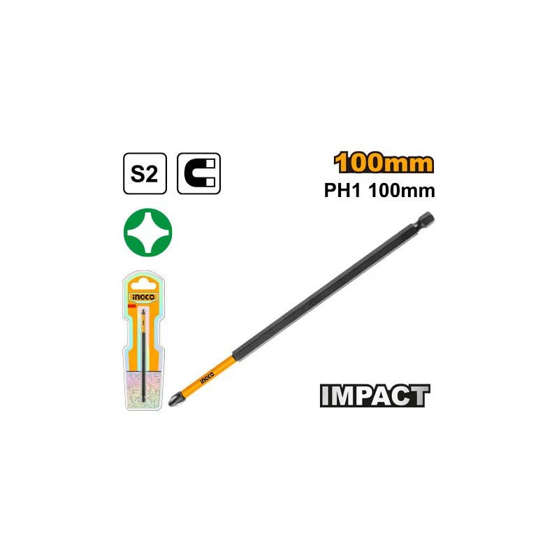 Cacciavite Bit Magnetico PH1 da 100 mm
