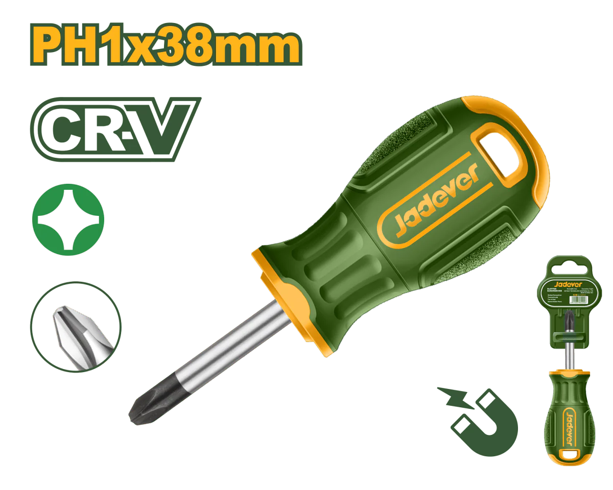 Cacciavite a Croce Phillips PH1 Cr-V con Punta Magnetica