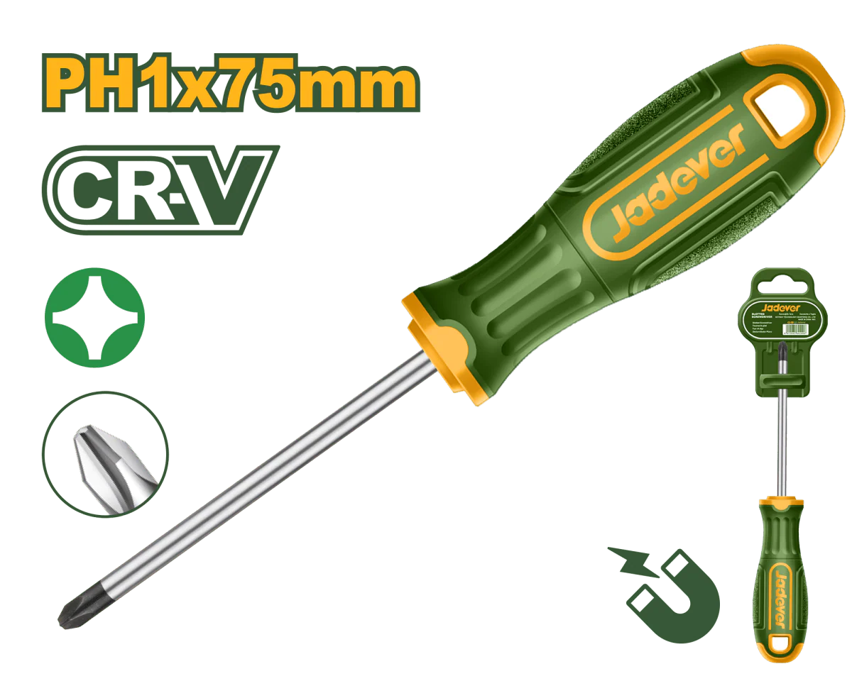 Cacciavite a Croce Phillips PH1 Cr-V con Punta Magnetica - Image 2
