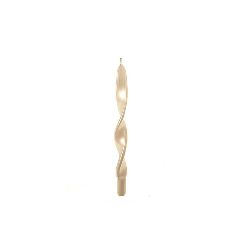 Candela fiamma lucid h cm 29 x d 2,2 cm colore madre perla