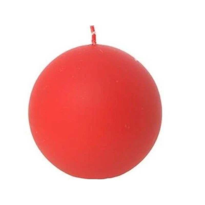 Candela sfera lucida bianco - Image 3