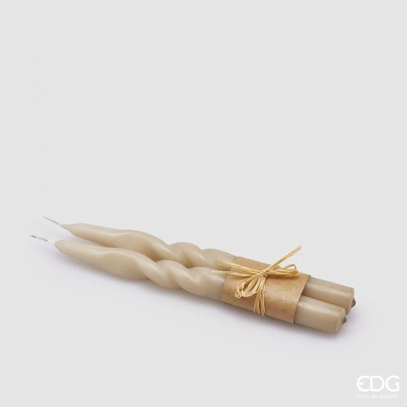 Candela Swirl 2pz - 25cm Diametro 2,2cm | EDG