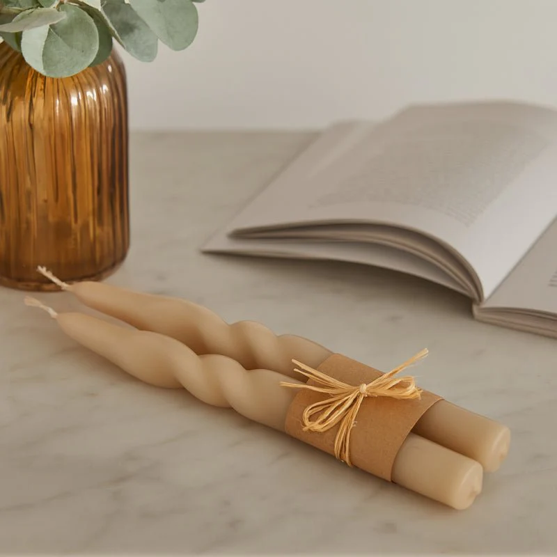Candela Swirl 2pz - 25cm Diametro 2,2cm | EDG - Image 2