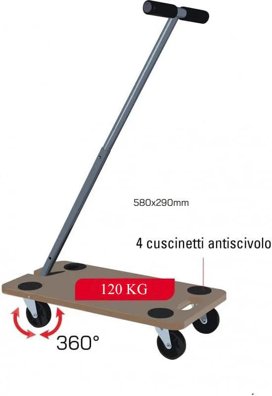 Carrello Pieghevole Quick con Manico Telescopico – Trasporta fino a 120 kg senza sforzo - Image 7