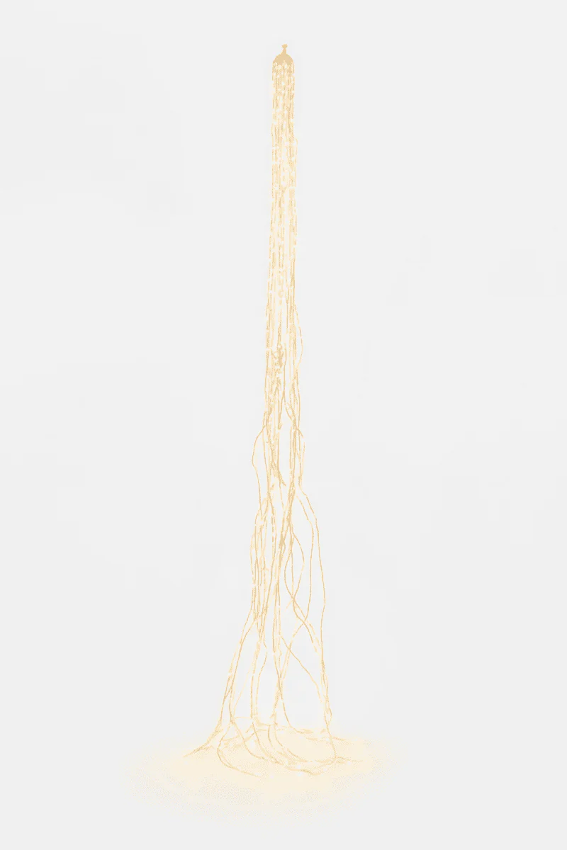 Cascata 1200 LED luce calda lunghezza 300cm