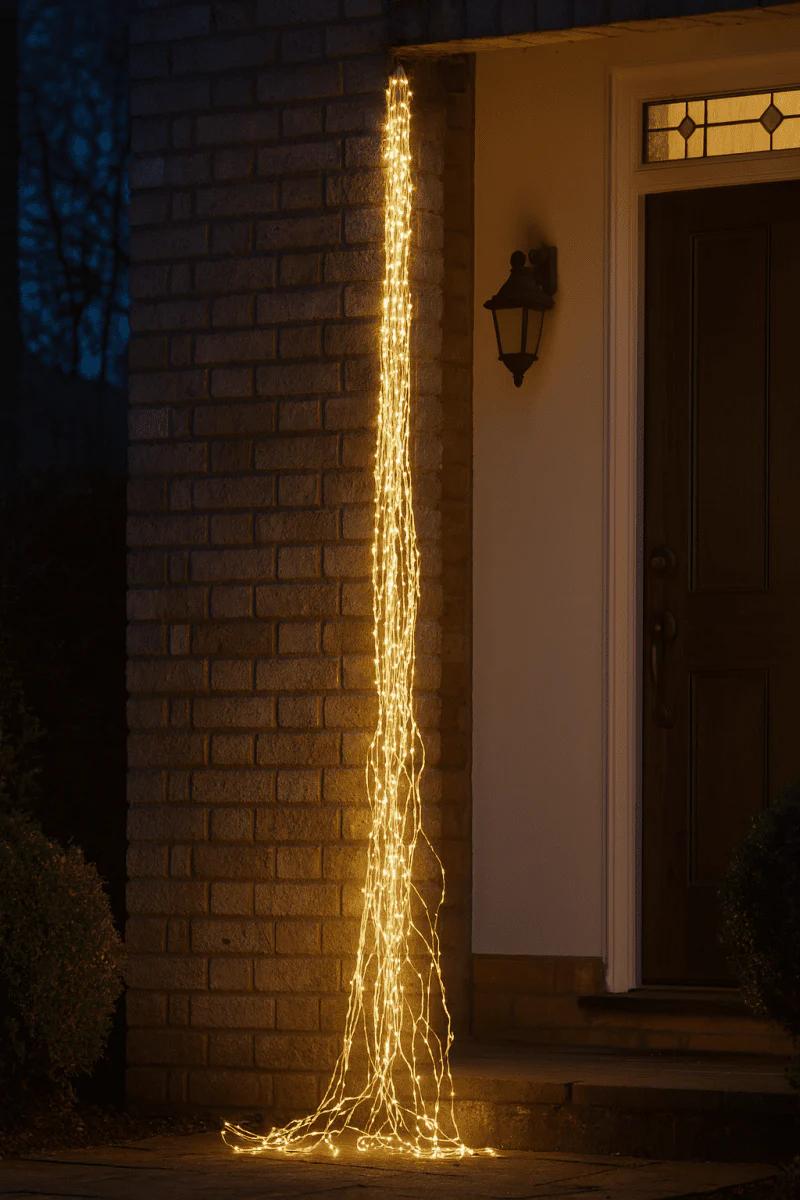 Cascata 1200 LED luce calda lunghezza 300cm - Image 3
