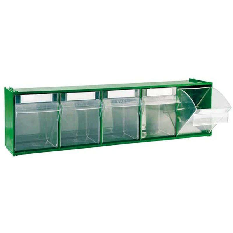 Cassettiera Madia verde con cassetti basculanti - Image 3