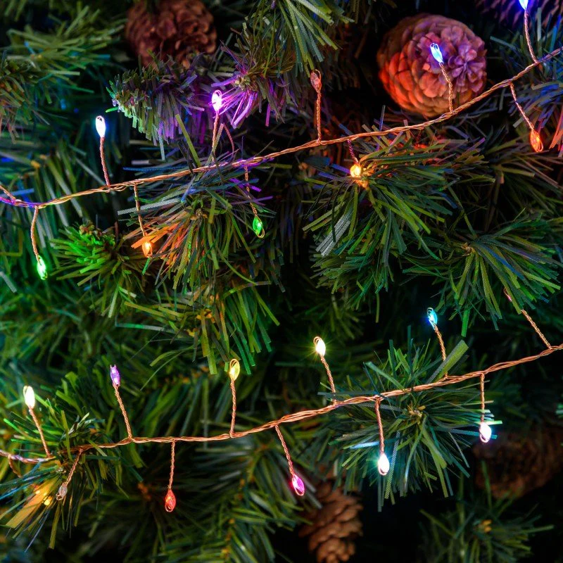 Catena di luci di Natale con 500 microled multicolor | Lotti - Image 3