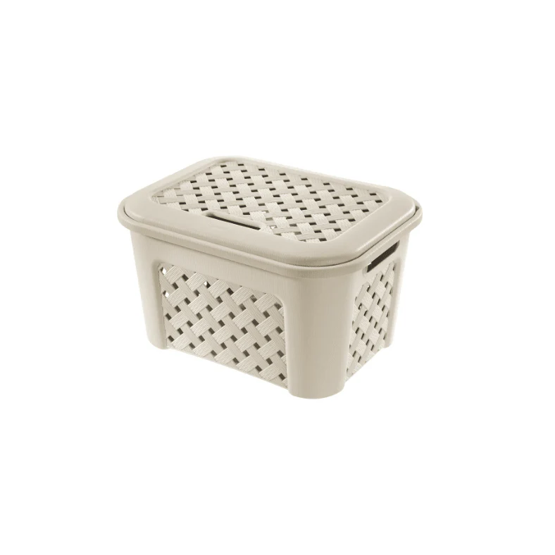 Cesto Portabiancheria Arianna con coperchio 25L