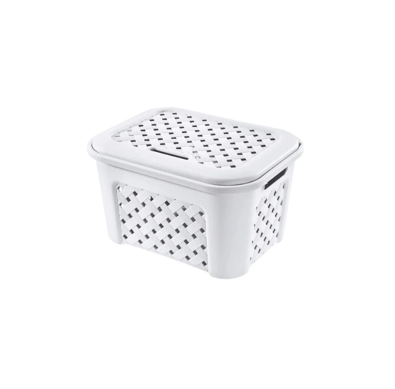Cesto Portabiancheria Arianna con coperchio 25L - Image 2