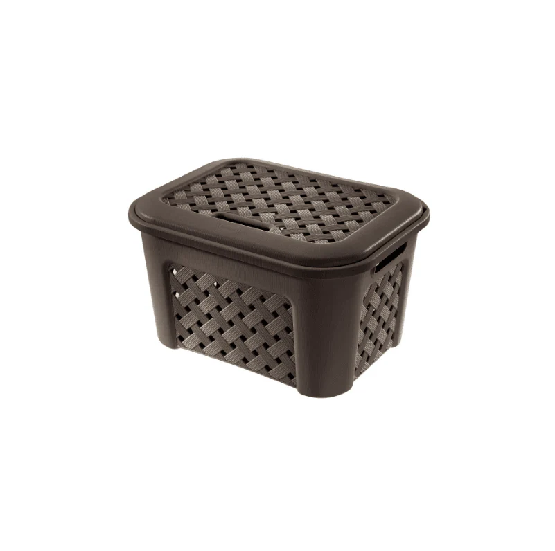 Cesto Portabiancheria Arianna con coperchio 25L - Image 3