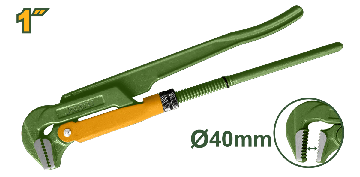 Spatola a Pappagallo 90° Heavy Duty Jadever in Acciaio al Carbonio