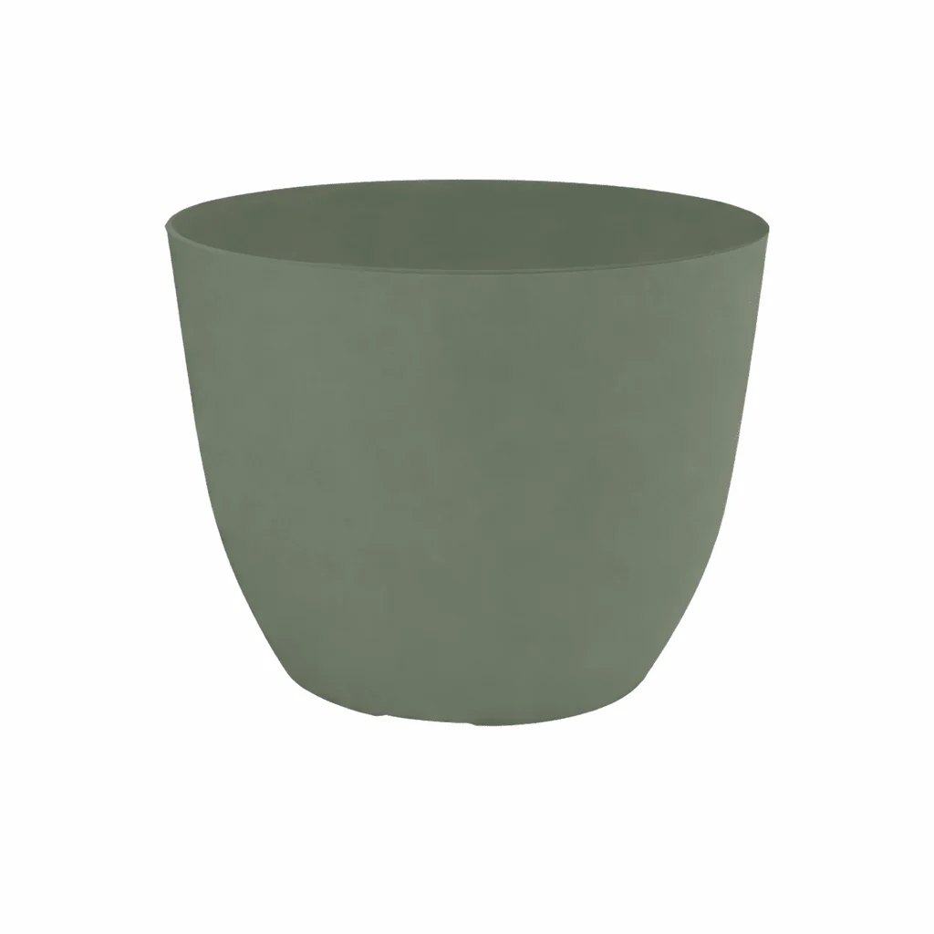 Vaso Conca Pure Nicoli Verde Rosmarino 38cm