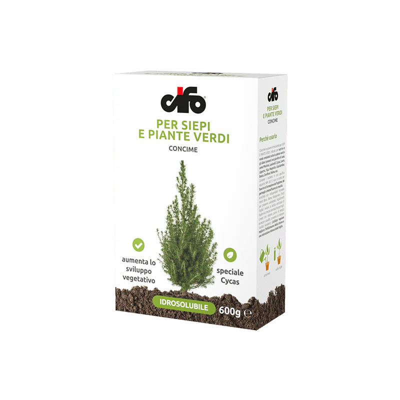 Concime in polvere siepi-piante verdi 600gr