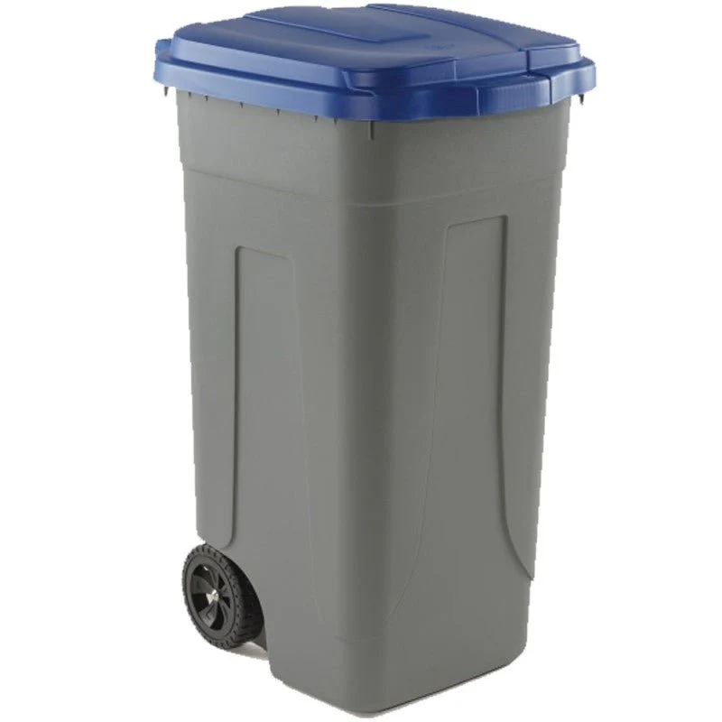 Coperchio bidone carrellato Blu 100 Lt - Image 4