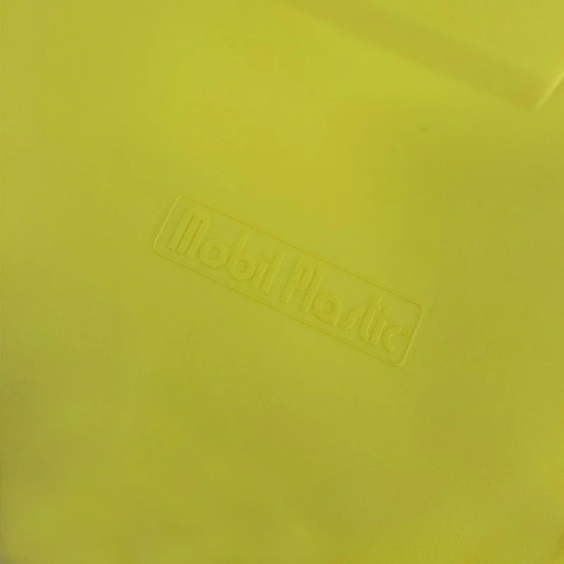 Coperchio bidone carrellato Giallo 100 Lt - Image 3