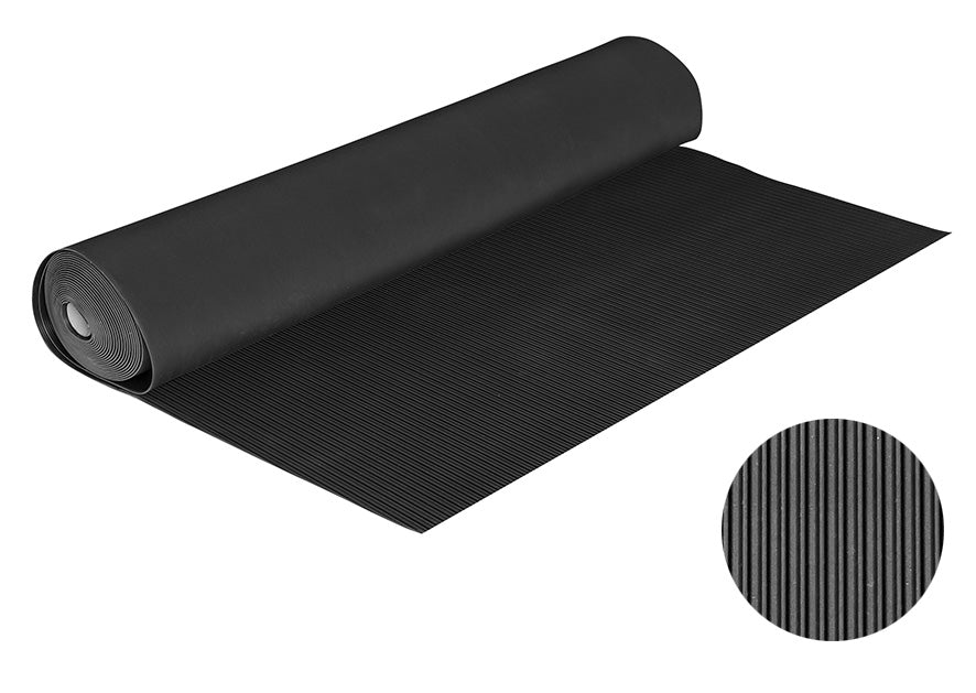 Copripavimento in gomma Millerighe nero 1,25Hx15m - Image 4
