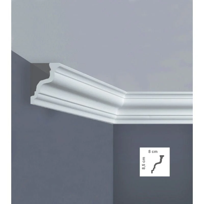 Cornice I763 in Polistirene Estruso per Soffitti | Bovelacci