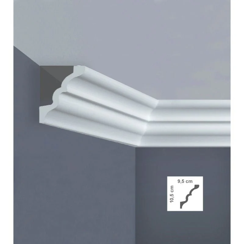 Cornice I775 in Polistirene Estruso per Soffitti e Illuminazione LED | Bovelacci
