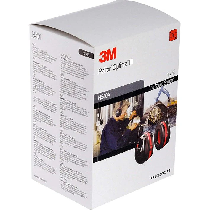 Cuffie Antirumore 3M PELTOR Optime III H540A | Protezione Udito SNR 35 dB - Image 4