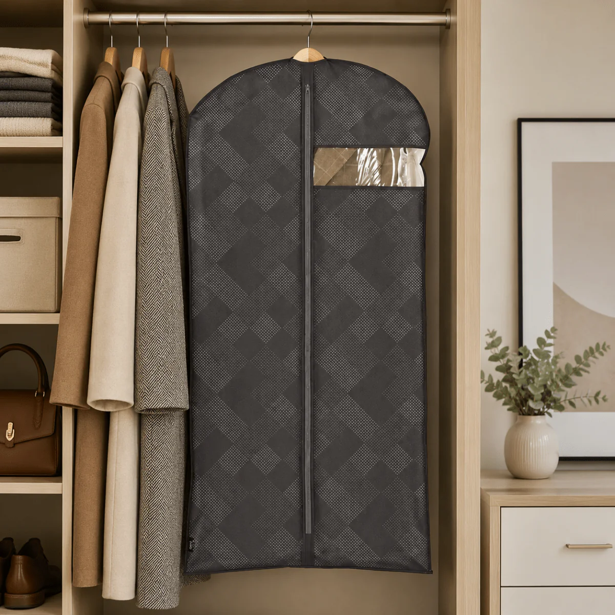 Custodia Cappotto Pixel con Cerniera | DomoLiving - Image 2