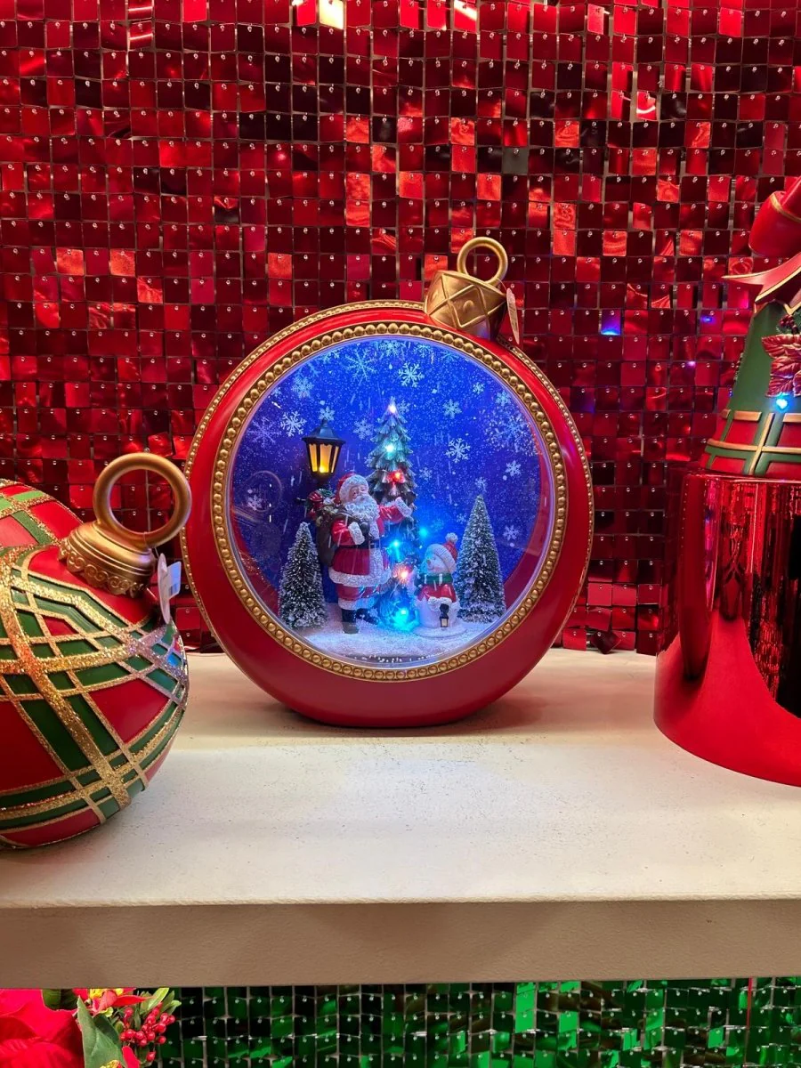 Decorazione natalizia a tenda quadrata con glitter | EDG - Image 3