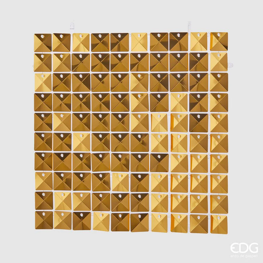 Decorazione natalizia a tenda quadrata con glitter | EDG - Image 4